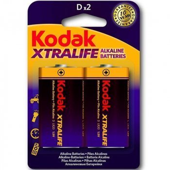 Xtralife Pila Alkalina D LR20 Blister de 2