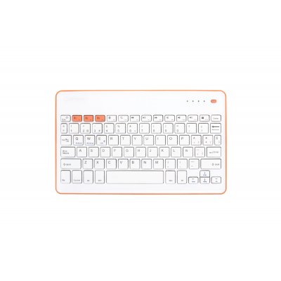 Wireless KB White + Peach