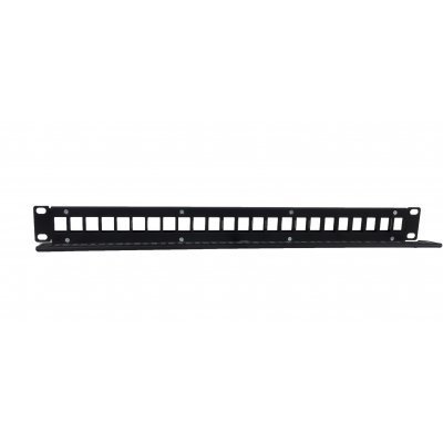 Patch Panel Phasak PA 3424/ 24 Puertos/ Cat.6/ Altura 1U/ Gestión de Cable/ Conectores RJ45 UTP No Incluidos
