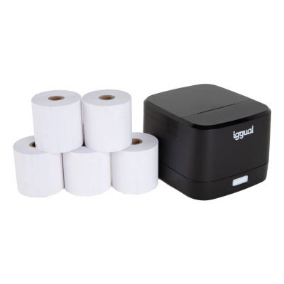 Kit impresora térmica TP EASY 58 + 5 rollos 57x57mm