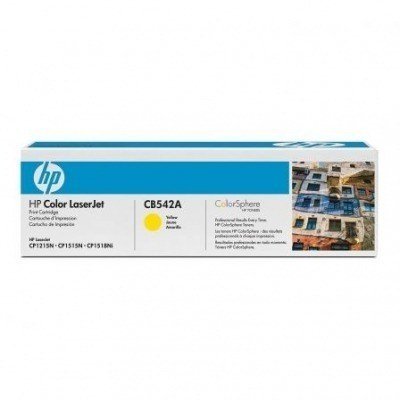 HP CB542A Amarillo Cartucho de Toner Original - 125A