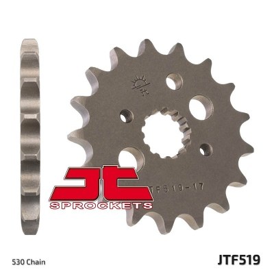 Piñón JT SPROCKETS acero estándar 519 - Paso 530 JTF519.15