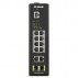 Switch Gestionado D-Link Dis-200G-12Ps 12 Puertos/ Gigabit 10/100/1000/ Sfp/ Poe