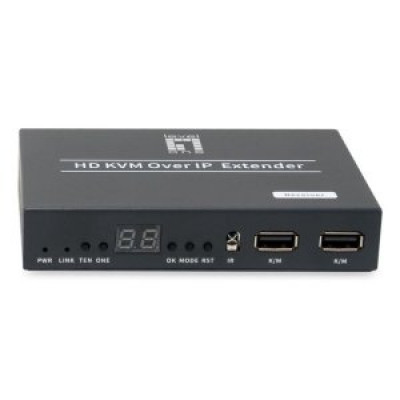 HDMI EXTENDER SOBRE IP RECEPTOR LEVELONE HVE-9701R 1080P 150 METROS