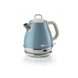Hervidor Ariete 2868/05, capacidad 1L, potencia 2000W, vintage azul