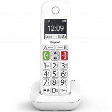 Telefono fijo inalambrico gigaset e290 blanco 150 numeros - 21 tonos