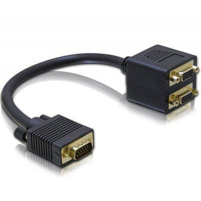 Cable VGA a 2 VGA Duplicador 0,20cm