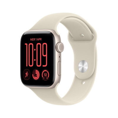 Smartwatch apple watch se 3 gps + cell 44mm starlight aluminium case with sand sport band m - l