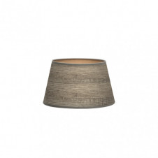 Pantalla Salma E27 Madera Gris 25dx20dx15h Conica