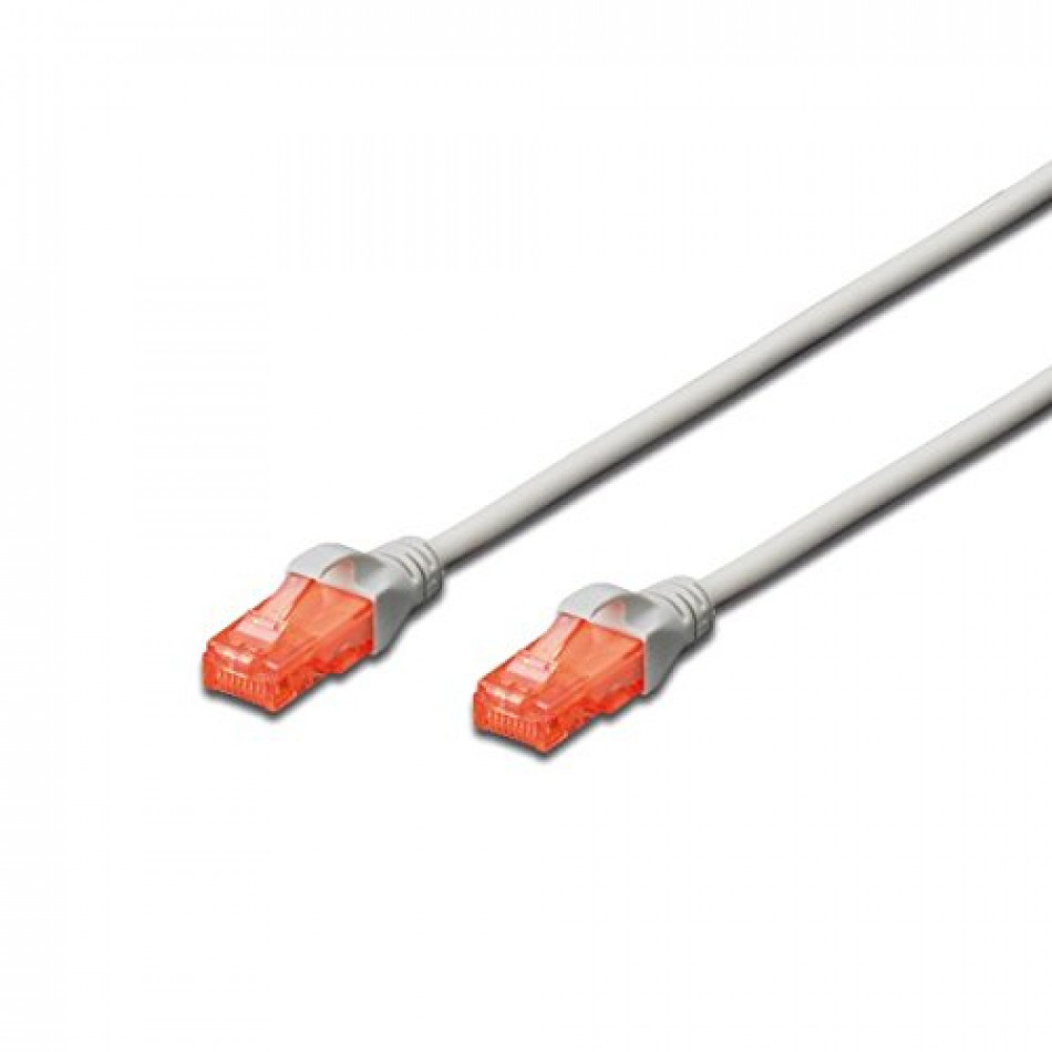 Ewent CABLE RED RJ45 CAT 6 UTP 2 M