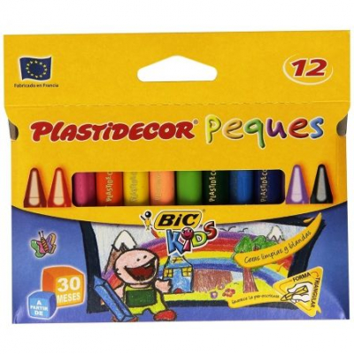 Ceras Plásticas Bic Kids Plastidecor 8757741/ 12 unidades