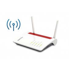 FRITZ! Box 6850 LTE router inalámbrico Gigabit Ethernet Doble banda (2,4 GHz / 5 GHz) 3G 4G Rojo, Blanco