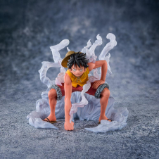 Monkey d. luffy summit war of marineford extra battle figura 12 cm one piece figuarts zero re - run