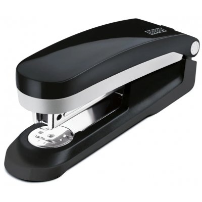 Novus Evolution E 25 Grapadora + Caja de 200 Grapas 24/6 - Hasta 25 Hojas - Grapado Cerrado, Abierto y Clavado - Color Negro