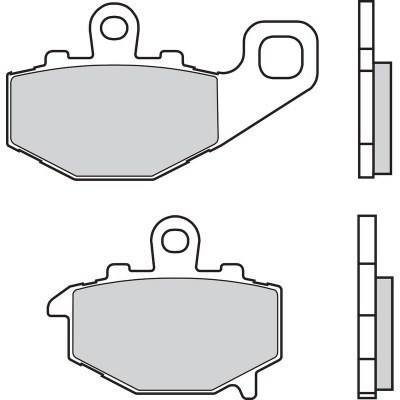 Pastillas de freno orgánicas Brembo 07KA1617 07KA1617