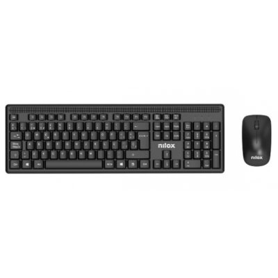 NXKMWE011 teclado Ratón incluido Oficina RF inalámbrico Español Negro