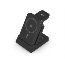 Cargador AISENS Qi 4en1 USB-c Negro (ASCH-15W4WC064-BK)