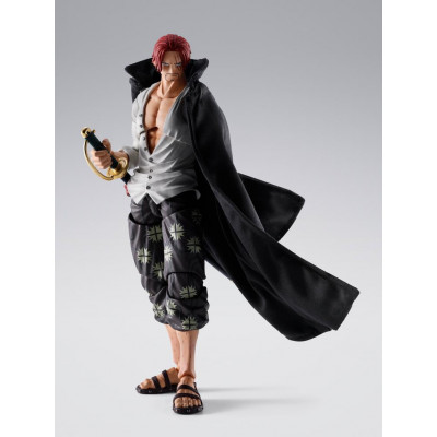 Figura tamashii nations one piece sh figuarts shanks marineford 16.5cm