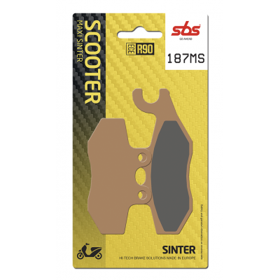 MS Scooter Maxi Sintered Brake Pads SBS 187MS