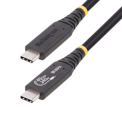 Cable usb tipo c startech 1m - macho - macho - negro