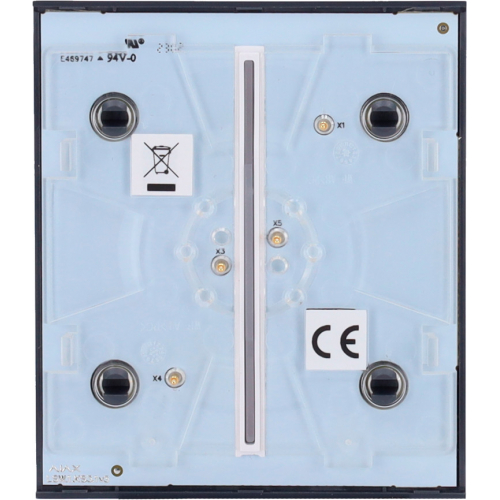 Panel táctil para interruptor de luz doble Retroiluminación LED