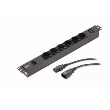 APC unidad de distribucion de energia (PDU) 7 salidas AC 1U negro
