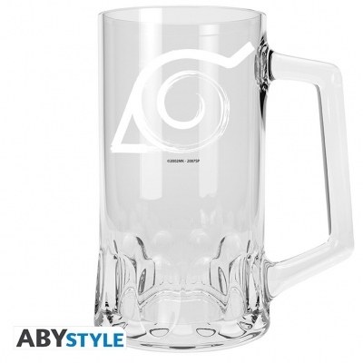 Jarra cristal naruto - konoha logo