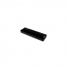 StarTech.com Hub Concentrador USB 3.0 de 10 Puertos - Ladrón con Puertos de Carga y Sincronización - Hub con 2 Puertos de 1.5A - Negro