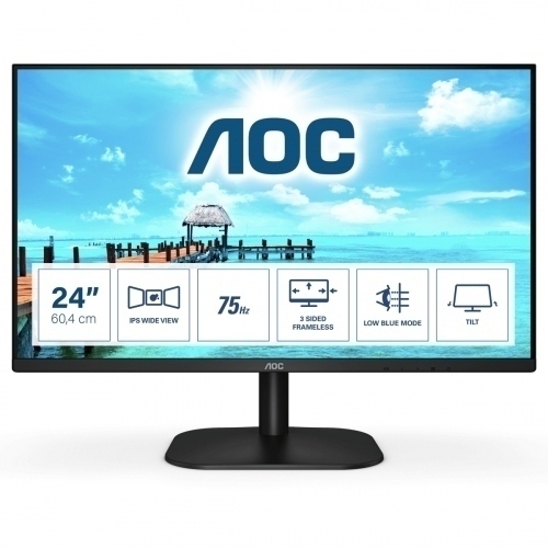 AOC 24B2XH Monitor 23.8\1 IPS FHD 4ms VGA HDMI