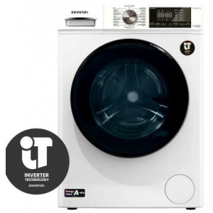 Lavadora Infiniton WM‑S84ABN, 8kg, 1400rpm, clase A-10%, 47 kWh año, 76dB, motor inverter, Steam Care, Easy Play, sensores estabilidad, bloqueo infantil, 15 programas, inicio diferido 1‑24 h, display LED, blanco