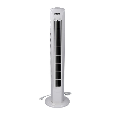 Ventilador de torre. potencia: 45 w, blanco 21 x 78 cm