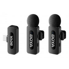 BOYA BY-V20 (V2.0) Negro Micrófono con pinza de enganche
