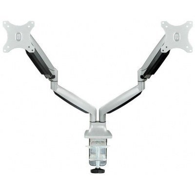 Soporte mesa monitor tooq db3132tnr - s 13pulgadas - 32pulgadas 2 brazos carga maxima max 9kg - brazo