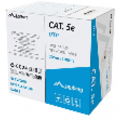 BOBINA CABLE RED LANBERG CAT.5E UTP RJ45 SOLIDO CCA 305M FLUKE PASSED