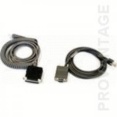 CAB-408 RS-232 Pwr Coil 9-Pin Fem cable de serie DB-9