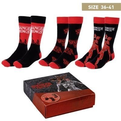 Pack calcetines 3 piezas stranger things talla 36 - 41