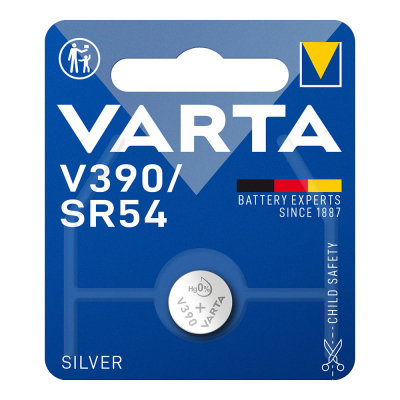 Micro pila de boton silver sr54 - v390 1,55v (blister 1 unid.) ø11,6x3,05mm