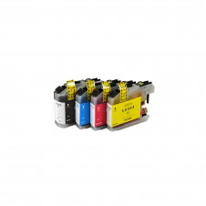 CARTUCHO RECICLADO INKOEM BROTHER LC223Y AMARILLO M-LC223Y