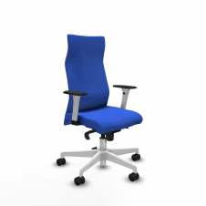 Piqueras y Crespo Albacete direcci?n sincro bali azul brazos 1D blancos base blanca ruedas 65 nailon