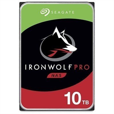 Disco duro interno hdd seagate ironwolf pro nas st10000ne000 10tb 3.5pulgadas 7200rpm - 256mb - sata 6gb - s