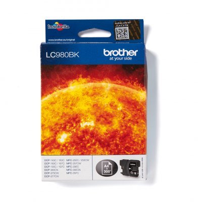 Brother LC980 Negro Cartucho de Tinta Original - LC980BK