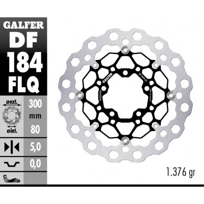 Disco de freno Cubiq GALFER DF184FLQ