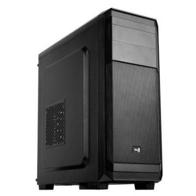 CAJA SEMITORRE AEROCOOL AERO 300 NEGRA - ATX - 1*5.25 / 2*3.5 / 3*2.5 - SOPORTA REFRIGERACIÓN LIQUIDA - 1*USB 3.0/2*USB 2.0 - CONTROL VENTILADOR -