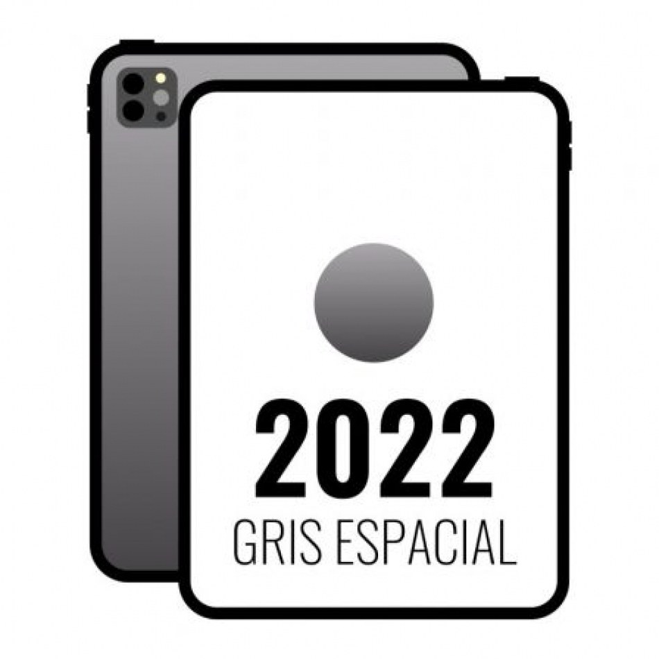 Apple iPad Pro 11 2022 4th WiFi Cell/ 5G/ M2/ 128GB/ Gris Espacial - MNYC3TY/A