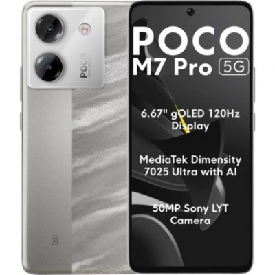 Smartphone Xiaomi POCO M7 Pro 12GB/ 512GB/ 6.67/ 5G/ Plata