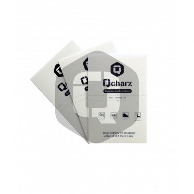 Laminas de proteccion frontales qcharx hidrogel resistencia qx qx1 lite 25 unidades