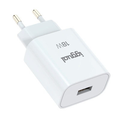 iggual Cargador 1xUSB carga rápida QC3.0 18W