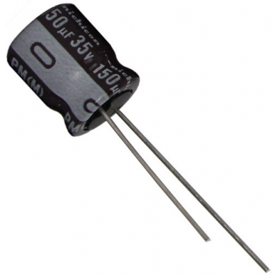 Condensador Electrolítico RADIAL 150uF 35Vdc 105ºC JB