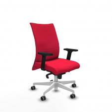 Piqueras y Crespo Albacete confidente sincro bali rojo brazos 2D base blanca ruedas 65mm engomadas