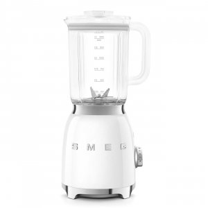 Batidora de vaso Smeg BLF03WHEU, 800W, blanco